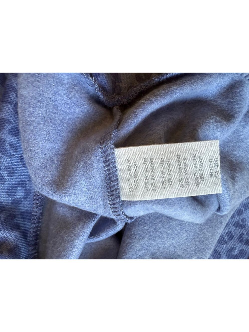 Women's P.J. Salvage Blue Leopard Print Pajama Set - Size Small - NWT - Picture 10 of 10